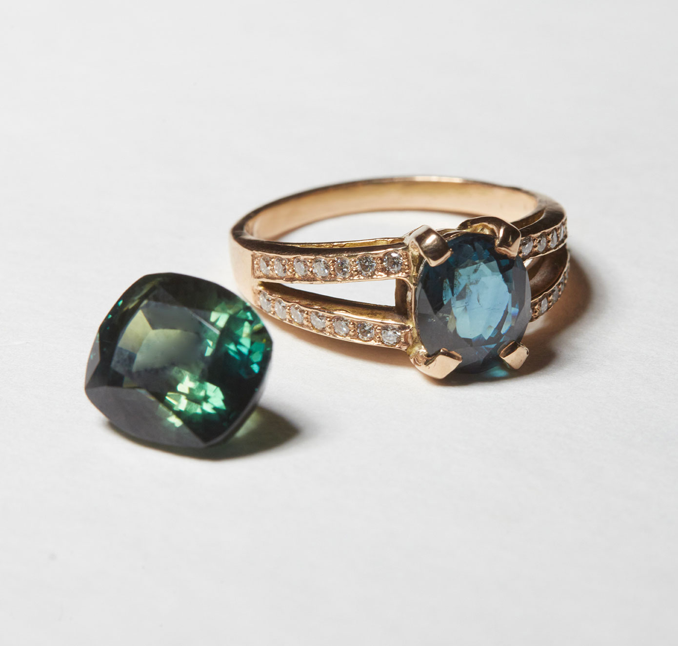 HR-Gemmes creations, saphir&emeraude